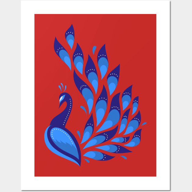 Peacock Wall Art by Mako Design 